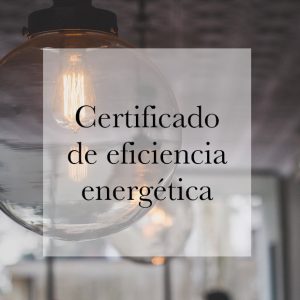 certificado de calificación energética